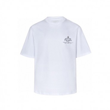 프라다 남성 라운드 반팔티 - Prada Mens Round Tshirt 