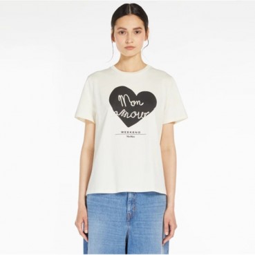 막스마라 여성 크루넥 반팔티 - Maxmara Womens Round Tshirt 