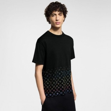 루이비통 남성 라운드 반팔 티셔츠 - Louis vuitton Mens Round Tshirt 
