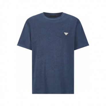 프라다 남성 라운드 반팔티 - Prada Mens Round Tshirt 