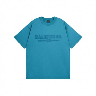 발렌시아가 남성 라운드 반팔 티셔츠 - Balenciaga Mens Round Tshirt 