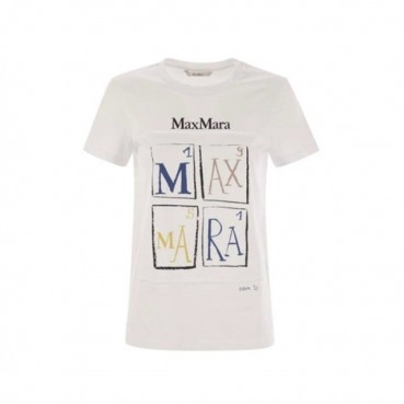 막스마라 여성 크루넥 반팔티 - Maxmara Womens Round Tshirt 