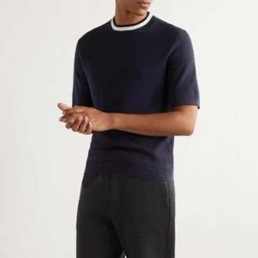 로로피아나 남성 라운드 반팔티 - Loro Piana Mens Round Tshirt 