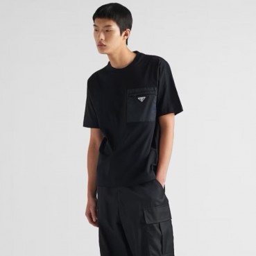 프라다 남성 라운드 반팔티 - Prada Mens Round Tshirt 