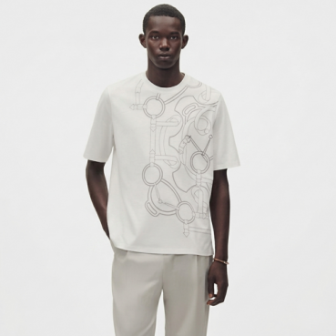 에르메스 남성 라운드 반팔티 - Hermes Mens Round Tshirt 