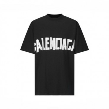 발렌시아가 남성 라운드 반팔 티셔츠 - Balenciaga Mens Round Tshirt 