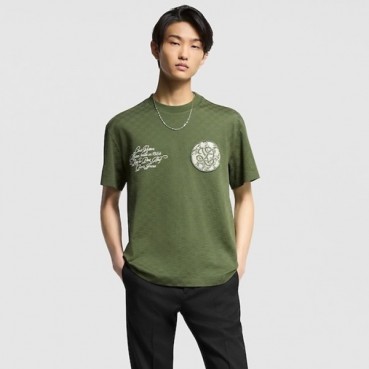 루이비통 남성 라운드 반팔 티셔츠 - Louis vuitton Mens Round Tshirt 