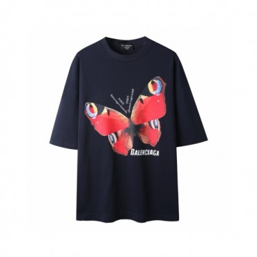 발렌시아가 남성 라운드 반팔 티셔츠 - Balenciaga Mens Round Tshirt 