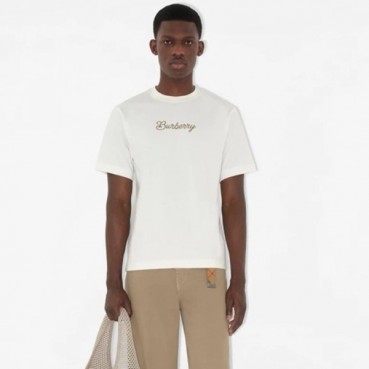 버버리 남성 라운드 반팔 티셔츠 - Burberry Mens Round Tshirt 