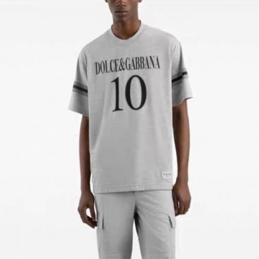 돌체앤가바나 남성 반팔 티셔츠 - Dolce&Gabbana Mens Round Tshirt 