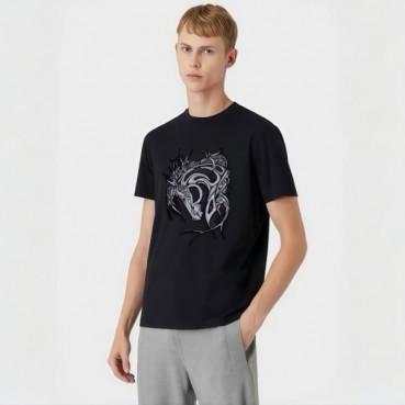에르메스 남성 라운드 반팔티 - Hermes Mens Round Tshirt 