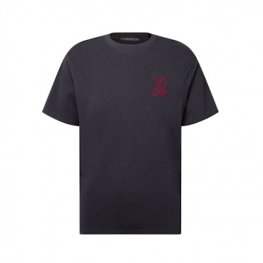 루이비통 남성 라운드 반팔 티셔츠 - Louis vuitton Mens Round Tshirt 