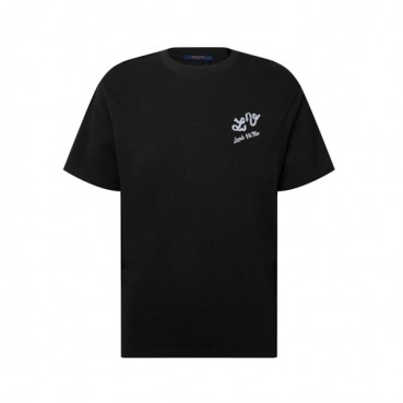 루이비통 남성 라운드 반팔 티셔츠 - Louis vuitton Mens Round Tshirt 