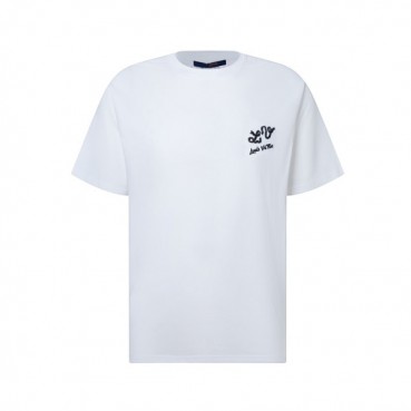 루이비통 남성 라운드 반팔 티셔츠 - Louis vuitton Mens Round Tshirt 