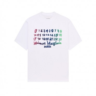 메종 마르지엘라 남성 라운드 반팔 티셔츠 - Maison Margiela Mens Round Tshirt 