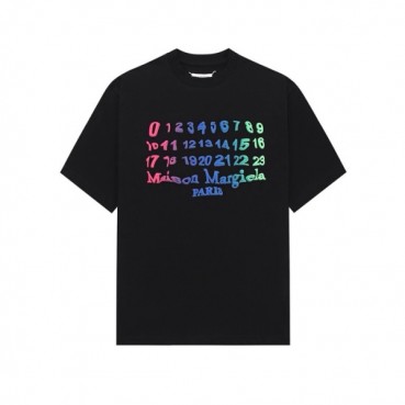 메종 마르지엘라 남성 라운드 반팔 티셔츠 - Maison Margiela Mens Round Tshirt 