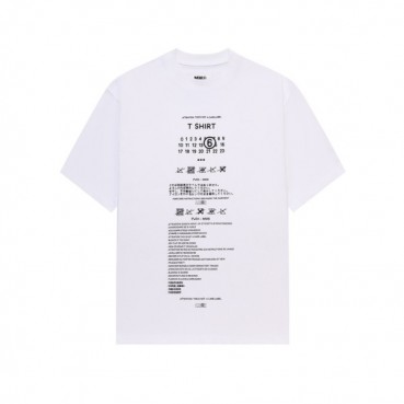 메종 마르지엘라 남성 라운드 반팔 티셔츠 - Maison Margiela Mens Round Tshirt 