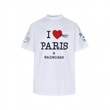 발렌시아가 남성 라운드 반팔 티셔츠 - Balenciaga Mens Round Tshirt 