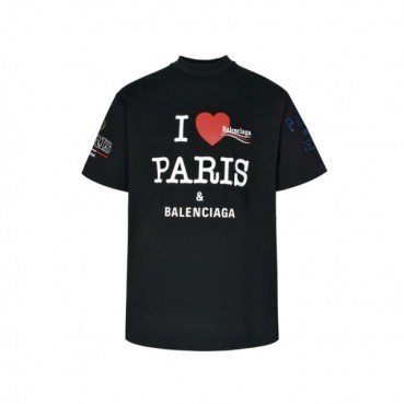 발렌시아가 남성 라운드 반팔 티셔츠 - Balenciaga Mens Round Tshirt 