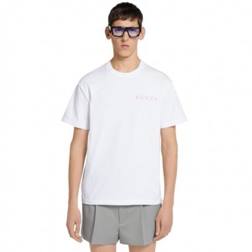 구찌 남성 라운드 반팔티 - Gucci Mens Round Tshirt 
