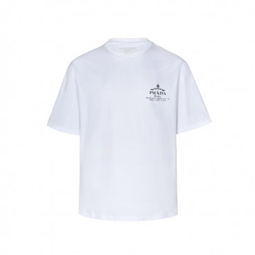프라다 남성 라운드 반팔티 - Prada Mens Round Tshirt 