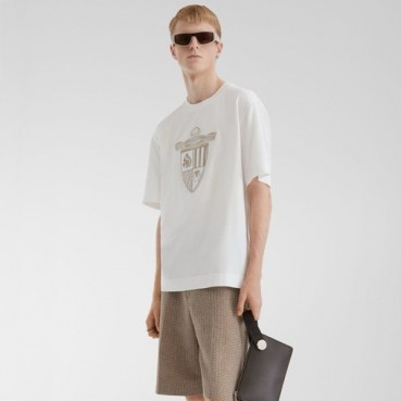 펜디 남성 라운드 반팔 티셔츠 - Fendi Mens Round Tshirt 