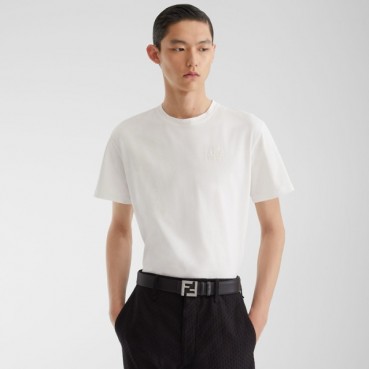 펜디 남성 라운드 반팔 티셔츠 - Fendi Mens Round Tshirt 
