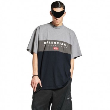 발렌시아가 남성 라운드 반팔 티셔츠 - Balenciaga Mens Round Tshirt 