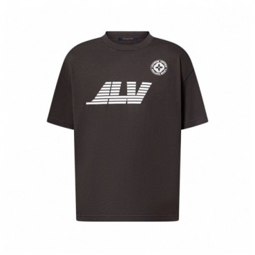 루이비통 남성 라운드 반팔 티셔츠 - Louis vuitton Mens Round Tshirt 