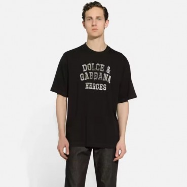 돌체앤가바나 남성 반팔 티셔츠 - Dolce&Gabbana Mens Round Tshirt 