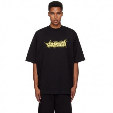 베트멍 남/녀 라운드 반팔 티셔츠 - Vetements Unisex Oversize Tshirt 