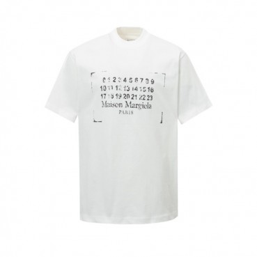 메종 마르지엘라 남성 라운드 반팔 티셔츠 - Maison Margiela Mens Round Tshirt 