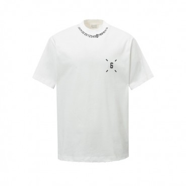 메종 마르지엘라 남성 라운드 반팔 티셔츠 - Maison Margiela Mens Round Tshirt 