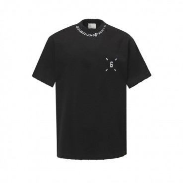 메종 마르지엘라 남성 라운드 반팔 티셔츠 - Maison Margiela Mens Round Tshirt 