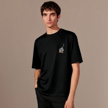 에르메스 남성 라운드 반팔티 - Hermes Mens Round Tshirt 