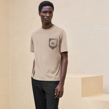 에르메스 남성 라운드 반팔티 - Hermes Mens Round Tshirt 