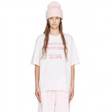 아크네 여성 라운드 반팔티 - Acne Womens Round Tshirt 