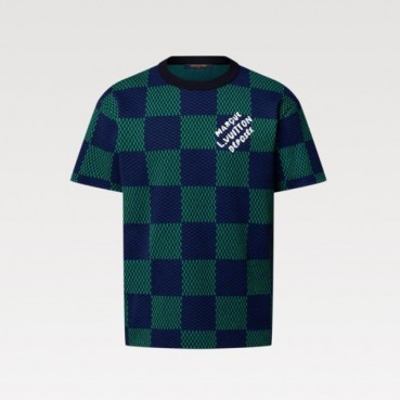 루이비통 남성 라운드 반팔 티셔츠 - Louis vuitton Mens Round Tshirt 