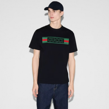 구찌 남성 라운드 반팔티 - Gucci Mens Round Tshirt 