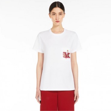 막스마라 여성 크루넥 반팔티 - Maxmara Womens Round Tshirt 