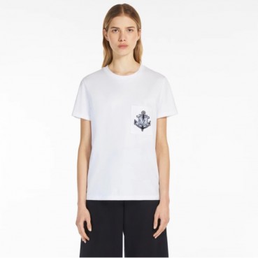 막스마라 여성 크루넥 반팔티 - Maxmara Womens Round Tshirt 