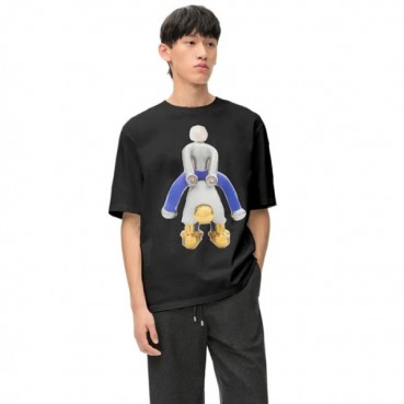 로에베 남성 라운드 반팔티 - Loewe Mens Round Tshirt 