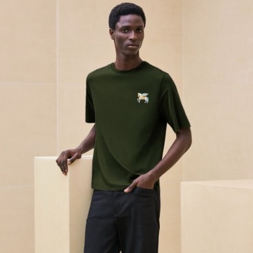 에르메스 남성 라운드 반팔티 - Hermes Mens Round Tshirt 