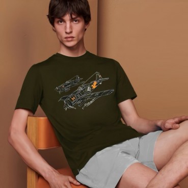 에르메스 남성 라운드 반팔티 - Hermes Mens Round Tshirt 
