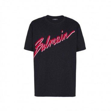 발망 남성 라운드 반팔티 - Balmain Mens Round Tshirt 