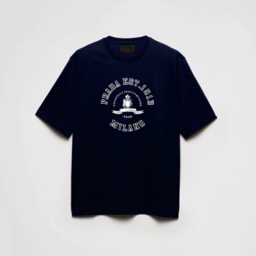 프라다 남성 라운드 반팔티 - Prada Mens Round Tshirt 