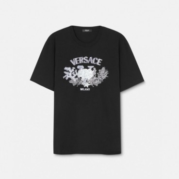 베르사체 남성 반팔 티셔츠 - Versace Mens Round Tshirt 