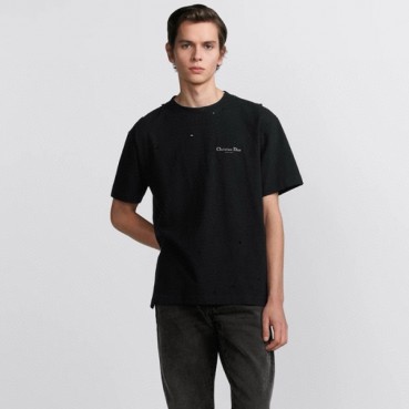 디올 남성 라운드 반팔 티셔츠 - Dior Mens Round Tshirt 