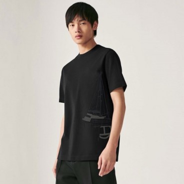 에르메스 남성 라운드 반팔티 - Hermes Mens Round Tshirt 