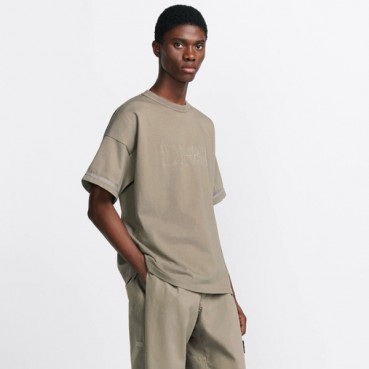 디올 남성 라운드 반팔 티셔츠 - Dior Mens Round Tshirt 